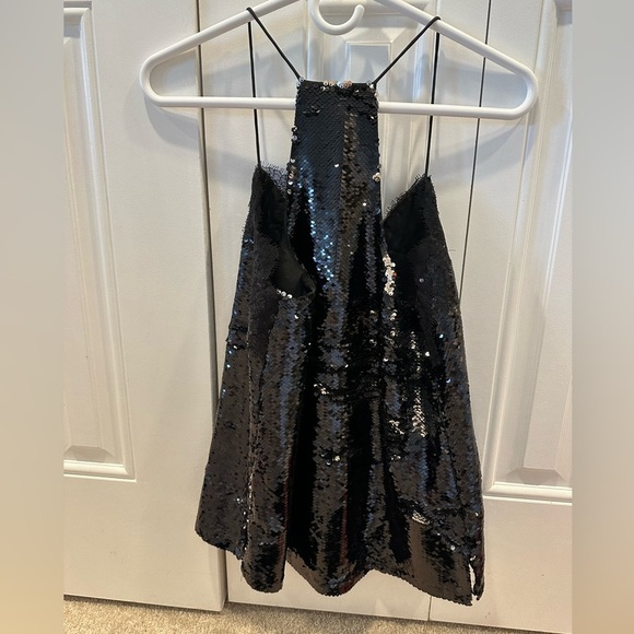 CAMI NYC The racer sequin camisole with lace trim XS - Picture 5 of 6